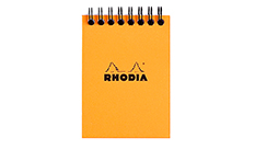 Rhodia Wirebound №13 (10.5х14.8 см, в клетку, оранжевый)