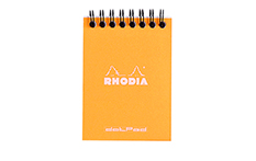Блокнот на спирали Rhodia dotPad №13 (10.5х14.8 см, в точку, оранжевый)