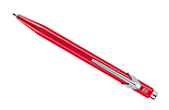 Caran d'Ache Metal-X Line шариковая (красный корпус, в пенале)