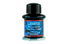 Чернила De Atramentis Pearlscent Cyan Blue Copper