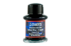 Чернила De Atramentis Pearlscent Indian Blue Copper