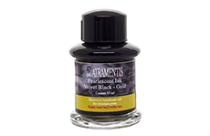 Чернила De Atramentis Pearlscent Velvet Black Gold
