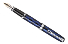 Diplomat Excellence A+ Rome Black Blue F 14 карат