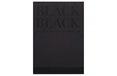 Fabriano BlackBlack склейка (А4, черная бумага)