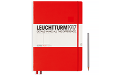 Leuchtturm1917 Master А4+ Red (жесткая обложка, красный, без линовки)