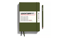 Leuchtturm1917 Medium A5 (жесткая обложка, хаки, в линейку)