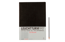 Leuchtturm1917 Jottbook Master A4 Black (мягкая обложка, черный, в клетку)