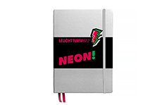 Leuchtturm1917 Medium A5 Silver&Neon Pink (в точку)