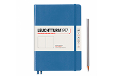 Leuchtturm1917 Medium A5 Denim (жесткая обложка, пастельно-голубой, нелинованный)