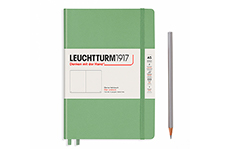 Leuchtturm1917 Medium A5 Sage (жесткая обложка, пастельно-зеленый, нелинованный)