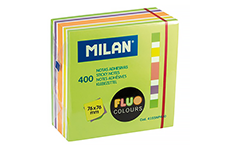 Самоклеящийся блок Milan Fluo Colors (400 листов)