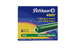 Картриджи Pelikan 4001 6 шт. (короткие, зеленые)