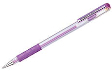 Pentel Hybrid Gel Grip 0.8 (фиолетовый металлик)