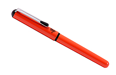 Pentel Pocket Brush (4 черных картриджа, оранжевый корпус)