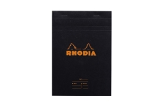Rhodia Meeting Pad №16 (14.8х21 см, в линейку, черный)