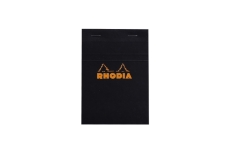 Блокнот Rhodia Basics №13 Black (10.5х14.8 см, в клетку)