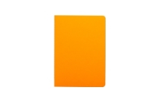 Sketchbook Me с точками (оранжевый с баклажановой вставкой)
