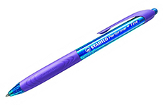 Stabilo Performer+ F (темно-лиловый корпус, синие чернила)
