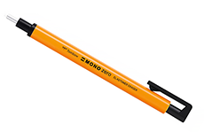 Tombow Eraser Mono Zero (круглый ластик-карандаш, неоново-оранжевый)
