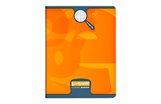 Тетрадь Clairefontaine Calligraphe Ligne 8000 для каллиграфии А5 (оранжевая)