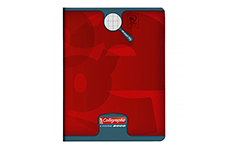 Тетрадь Clairefontaine Calligraphe Ligne 8000 для каллиграфии А5 (темно-красная)