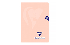 Тетрадь Clairefontaine Mimesys Pastel A5 (коралловая, в клетку)