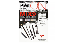Clairefontaine Paint'ON Mix9 A4 альбом для смешанных техник