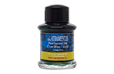 Чернила De Atramentis Pearlscent Cyan Blue Gold