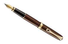 Diplomat Excellence A2 Marrakesh Brown Gold F 14 карат