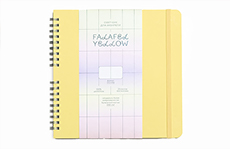 Falafel Books скетчбук для акварели Yellow (на пружине, 19×19 см)