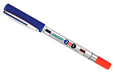 Hauser 2-in-1 (красно-синяя ручка)