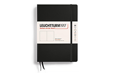 Leuchtturm1917 Medium A5 Black (жесткая обложка, нелинованный)