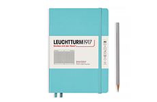 Leuchtturm1917 Medium A5 Aquamarine (жесткая обложка, в клетку)