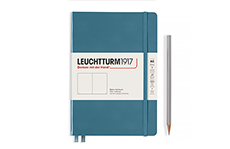 Leuchtturm1917 Medium A5 Stone Blue (жесткая обложка, нелинованный)