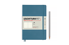 Leuchtturm1917 Softcover Medium A5 Stone Blue (мягкая обложка, в точку)