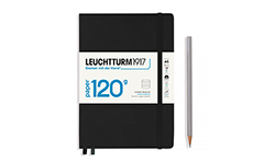 Leuchtturm1917 А5 Black 120g (в линейку, 120 г/м2)