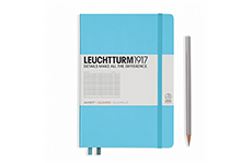 Leuchtturm1917 Medium A5 Ice Blue (жесткая обложка, голубой, в клетку)