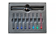 Набор Lamy Safari F (черный корпус) + 8 картриджей