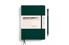 Leuchtturm1917 Medium A5 Forest Green (жесткая обложка, в точку)