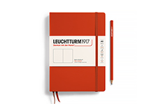 Leuchtturm1917 Medium A5 Fox Red (жесткая обложка, в точку)