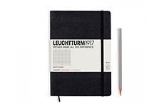 Leuchtturm1917 Softcover Medium А5 Black (мягкая обложка, черный, в клетку)