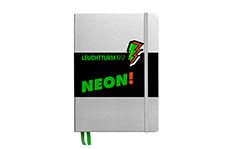 Leuchtturm1917 Medium A5 Silver&Neon Green (в точку)