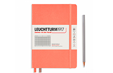 Leuchtturm1917 Medium A5 Bellini (жесткая обложка, пастельно-оранжевый, в клетку)