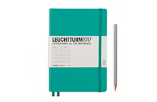 Leuchtturm1917 Medium A5 (жесткая обложка, изумрудный, в линейку)