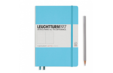 Leuchtturm1917 Medium A5 Ice Blue (жесткая обложка, голубой, в точку)