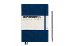 Leuchtturm1917 Medium A5 Navy (жесткая обложка, темно-синий, в точку)