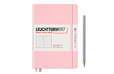 Leuchtturm1917 Medium A5 Powder (жесткая обложка, пастельно-розовый, в точку)