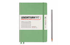 Leuchtturm1917 Medium A5 Sage (жесткая обложка, пастельно-зеленый, в линейку)