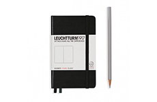 Leuchtturm1917 Pocket A6 Black (жесткая обложка, черный, нелинованный)