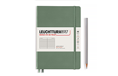 Leuchtturm1917 Medium A5 Olive (жесткая обложка, оливковый, в линейку)